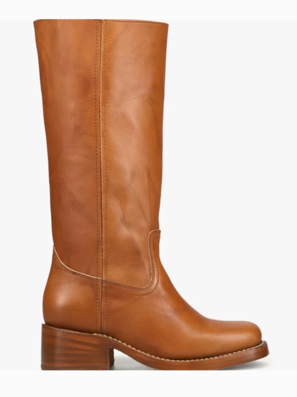 Frye Campus 14L Knee High Boots Saddle Brown